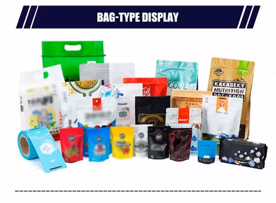 Big Capacity Automatic Granule Preformed Bag Packaging Machine for Standup Ziplock Pouch Gusset Bag